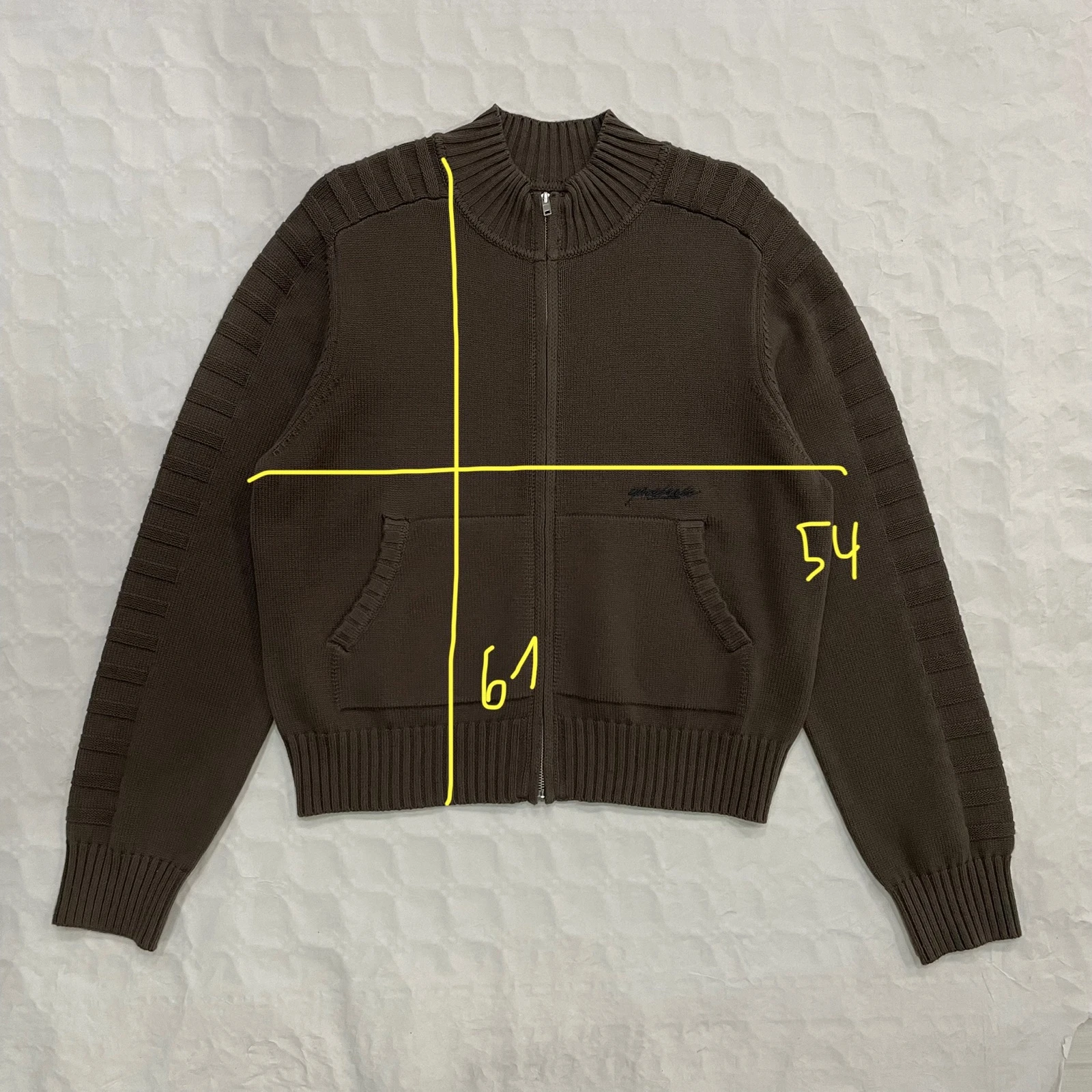 Yardsale - Faldo Gebreide Volledige Rits (Bruin) – photo 5